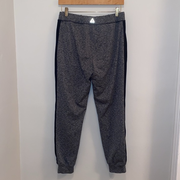 PRISMSPORT Charcoal Grey and Black Striped Joggers - Picture 3 of 4